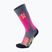 Női UYN Ski All Mountain zokni közepes szürke melange/rózsaszín