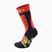 UYN Ski Junior közepes szürke fekete/piros gyermek sí zokni