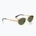 Napszemüveg Ray-Ban RB3774D arista gold/dark green polarized