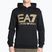 Férfi pulóver EA7 Emporio Armani Train Logo Series Oversize Logo Hoodie Coft black