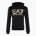 Férfi pulóver EA7 Emporio Armani Train Logo Series Oversize Logo Hoodie Coft black