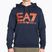 Férfi pulóver EA7 Emporio Armani Train Logo Series Oversize Logo Hoodie Coft navy blue