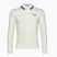 Férfi EA7 Emporio Armani Golf Pro Polo Polo Check ezüst nyírfa hosszú ujjú