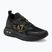Cipő EA7 Emporio Armani Black & White Altura Knit triple black/gold