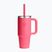 Bögre Hydro Flask Travel Tumbler Clear Lid 710 ml popstar pink