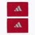 Frottír csuklópántok adidas Wristband L 2 db red/grey