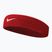 Nike Swoosh fejpánt piros/fehér fejpánt