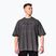 Férfi sportpóló NEBBIA Washed-Off Heavyweight No Shortcuts black