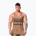 Férfi thermo trikó NEBBIA Washed-Off Stringer Max Out light brown