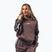 Női pulóver NEBBIA Off-Duty Hoodie dark brown