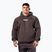 Férfi pulóver NEBBIA Hero Hoodie brown