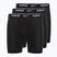 Férfi Nike Everyday Cotton Stretch Boxer Brief 3Pk MP1 fekete