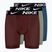Férfi boxeralsó Nike Dri-Fit Essential Micro Boxer Brief 3 darab grey/court blue/dark red