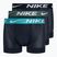 Férfi Nike Dri-Fit Essential Micro Trunk boxeralsó 3 pár kék/tengerészkék/zöld