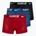 Férfi Nike Dri-Fit Essential Micro Trunk boxeralsó 3 pár fekete/piros/kék