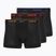 Férfi boxeralsó Nike Everyday Cotton Stretch Trunk 3 pár fekete lig crim/des och/deep night logós derékpánt 3 pár