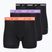 Férfi boxer nadrág Nike Essential Cotton Stretch 3 pairs cinder black