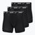 Férfi boxer nadrág Nike Cotton Stretch Boxer Brief Black