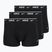 Férfi boxer nadrág Nike Cotton Stretch Trunk Black