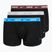 Férfi boxer nadrág Nike Cotton Stretch Trunk 3 pack open black