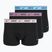 Férfi boxer nadrág Nike Cotton Stretch Trunk 3 pack charcoal heather