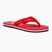 Női flip flop Tommy Hilfiger Global Stripes Flat Beach Sandal fierce red