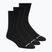 Zokni SKECHERS Non Tery Crew Arch Support 3 pack black