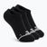 Női zoknik SKECHERS 1/2 Terry No Show 3 pár black