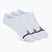 Női zokni SKECHERS 1/2 Terry No Show 3 pár white traditional