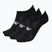 Férfi zokni SKECHERS Microfiber Non Terry No Show 3 pár black/white