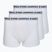 Férfi boxeralsók KARL LAGERFELD Logo Trunk 3 pár white