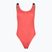 Női egyrészes fürdőruha Calvin Klein KW0KW02754 Intense Power Rib Scoop Back One Piece-RP káprázatos korallszín