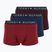 Boxeralsók Tommy Hilfiger UM0UM03180 Trunk 3 pár deep burgundy/purple navy/deep rouge heather