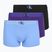 Férfi boxeralsó Calvin Klein LV00NB4472 Trunk 3 pairs black w/blue river fog/blue river
