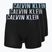 Boxeralsó Calvin Klein 000NB3609A Boxer Brief 3 pairs black w/harbor mist logo/black w