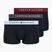 Férfi boxer nadrág Tommy Hilfiger Trunk WB 3 pairs dark ash/brzy blue/rouge