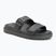 Női papucsok Tommy Hilfiger Double Strap Sandal Pearl dark grey pearlized