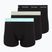 Férfi boxeralsó Calvin Klein 0000U2662G Trunk 3 pairs black in plume wb/black in misty sag