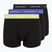 Férfi boxeralsó Calvin Klein 0000U2662G Trunk 3 pairs black in green bloom wb/black in da