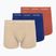Férfi boxeralsó Calvin Klein 0000U2662G Trunk 3 pairs sodalite blue/redwood/white pepper