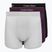 Férfi boxer nadrág Calvin Klein LV00NB4394 Brief black/harbor mist/dark purple w/ dt