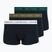 Férfi boxer nadrág Tommy Hilfiger Trunk WB 3 pack nb//white/orna green/utility olive