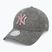 női sapka New Era Female League Essential 9Forty New York Yankees grey