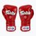 Fairtex stílusos szögletes sparring boxkesztyű - Locked Thumb piros