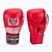 Top King Muay Thai Power Snake piros/ezüst bokszkesztyű