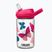 CamelBak Eddy+ 400 ml-es, színes pillangókkal díszített gyermek utazó palack