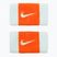 Nike Swoosh dupla széles csuklópánt 2 db gleccserkék/biztonsági narancs/gleccserkék