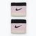 Nike Swoosh csuklópántok rózsaszín hab/kókusztej/fekete