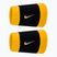 Csuklópántok Nike Swoosh Classic Doublewide Wristbands 2 db black/court purple university gold