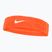 Frottír fejpánt Nike Swoosh Classic Headband team orange/white